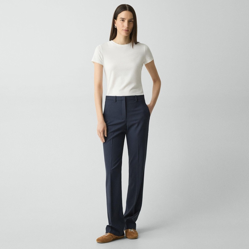 Theory Flared Pant, 34'' in Good Wool Never Worn